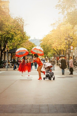 Disney by Easywalker Buggy XS Wózek spacerowy z osłonką przeciwdeszczową Minnie Ornament