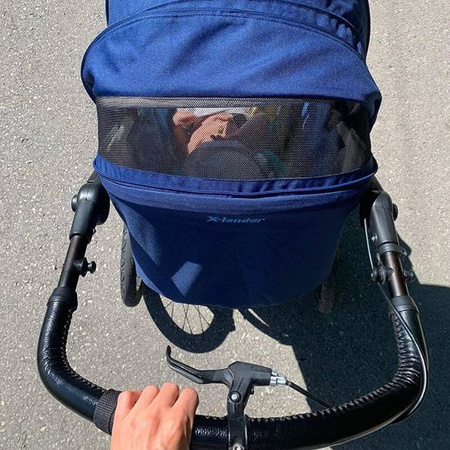 X-Lander X-Run Wózek Głęboko-Spacerowy z Torbą Petrol Blue