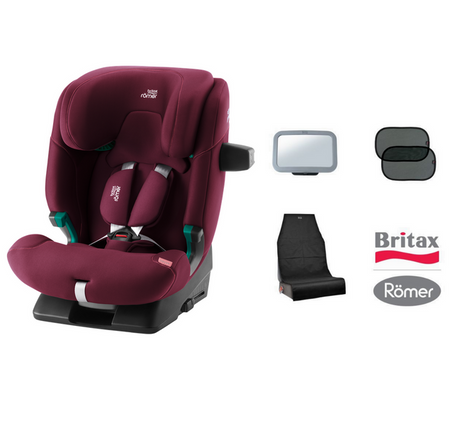 Britax Romer Advansafix Pro Fotelik Samochodowy 9-36kg + Akcesoria Do Samochodu Burgundy Red