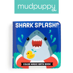 Mudpuppy Magiczna książeczka do kąpieli Kąpiel rekinów