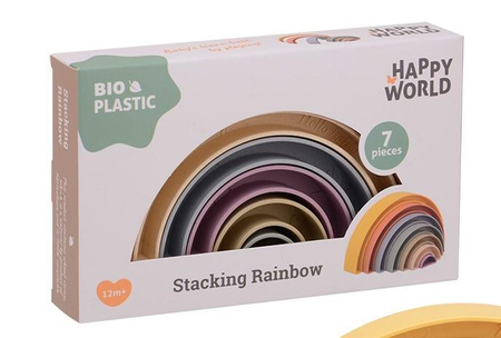 Happy World Tęcza do układania BIOplastik 12 m+