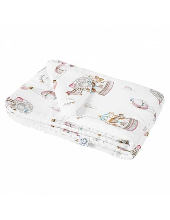 Bambusowa Kołderka Średniaka Lunapark rozmiar 75x100 cm