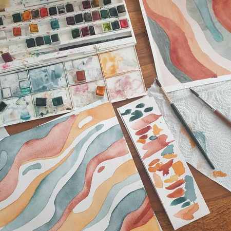 Makaszka Wkładka Do Fotelika Samochodowego 9-18kg Rainbow Mountain