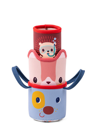 Lilliputiens 3 kubeczki do kąpieli Piesek Jules 6 m+