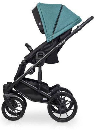 Riko Nuno Pro Wózek Głęboko-Spacerowy 2w1 z Miękką Gondolą Lagoon
