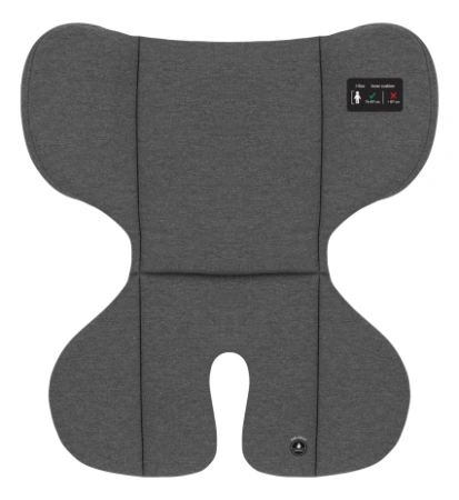 Lionelo HARPER i-Size Fotelik samochodowy 9-36 kg 76-150 cm - Black Carbon Grey