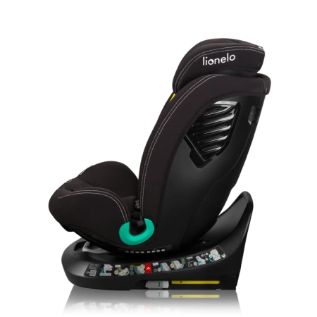 Lionelo Bastiaan one i-Size - obrotowy fotelik samochodowy 0-36 kg | Black Carbon