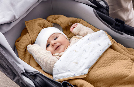 BeSafe Voksi Śpiworek Do Wózka i Fotelika Breeze Light Szary