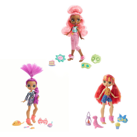 Cave Club Przyjaciółki Piżama Party Lalka Mix GTH00 GTH01 GTH02 GTH03