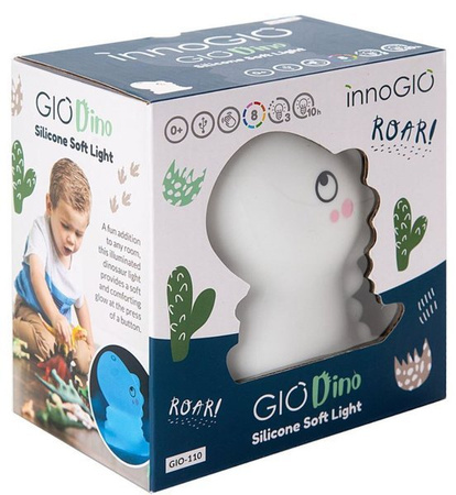 InnoGIO Silikonowa Lampka Nocna GIOdino GIO-110 Dinozaur