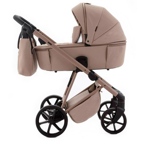 Adamex Delta Natura 4 Wózek Głęboko-Spacerowy Camel