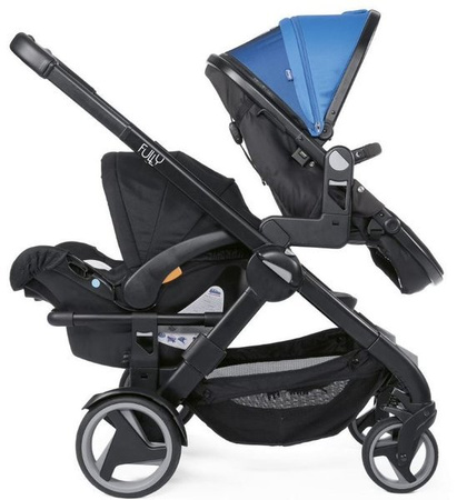 Chicco Fully Twin Bliźniaczy Wózek Wielofunkcyjny Power Blue