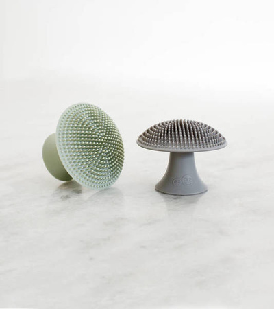 EZPZ Silikonowa Myjka Czyścik Do Naczyń Bez Bakterii Szary Szary