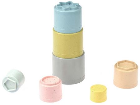 Dantoy BIO TINY wieża z kubków 6+ m-cy