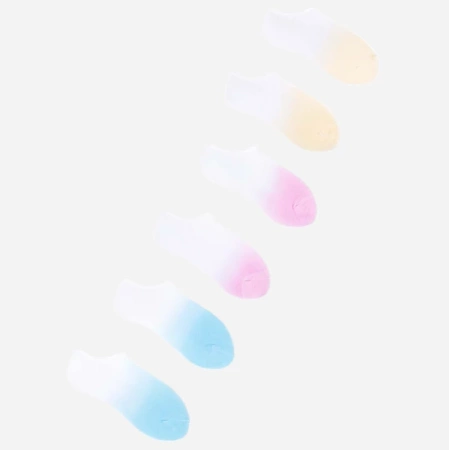 Yo!Club Skarpety Stopki Dwukolorowe Tie Dye Unisex Rozmiar 31 - 34 Mix Kolorów