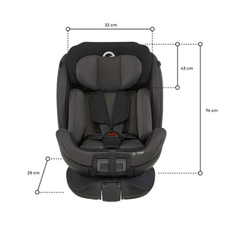 Espiro Tau Fotelik Samochodowy 0-18 kg 110 Onyx