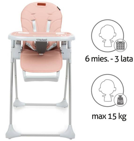 Kidwell Beno Krzesełko do Karmienia Pink