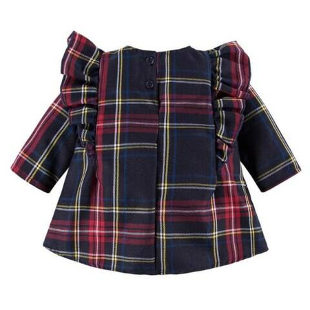 Eevi Sukienka Ceremony Falbanka Krata 74cm