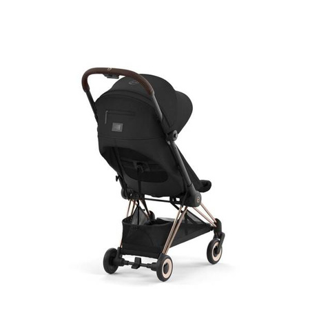 Cybex Coya Wózek Spacerowy Rama Rosegold Sepia Black + Cybex Coya Moskitiera Black