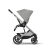 Cybex Balios S Lux 2.0 Wózek Głęboko-Spacerowy Stone Grey + Cloud G I-Size Fotelik Samochodowy 0-13kg + Baza G + Osłony Przeciwdeszczowe + Adaptery