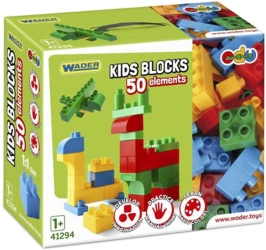 Wader Klocki Konstrukcyjne 50 elementów