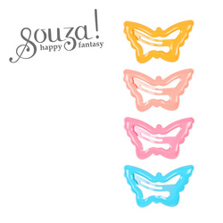 Souza! Spinki do włosów Motyle Paulien 4 szt.