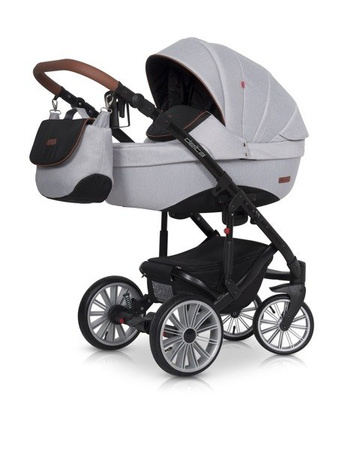 Euro-Cart Delta Wózek Głęboko-Spacerowy 2w1 Grey Fox