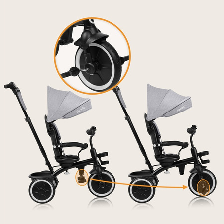 Lionelo Rowerek Trójkołowy Berry Grey Stone