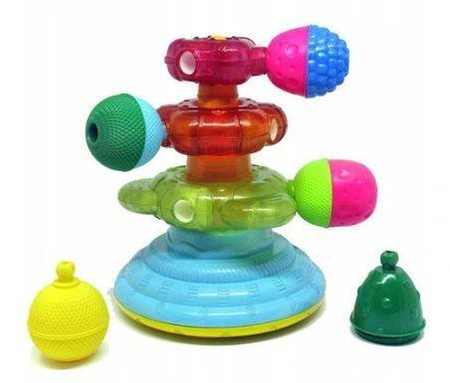 Trefl Zestaw Kulko Klocków Obrotna Piramida Lalaboom 61085