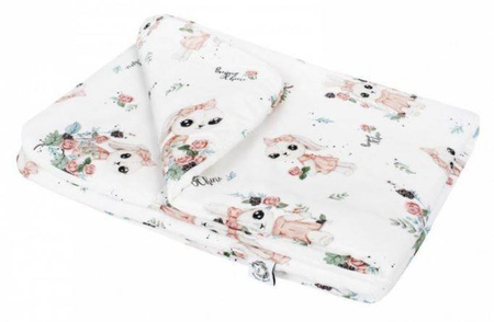 Bambusowa Kołderka Średniaka Rozmiar 75x100cm Romantyczny Królik