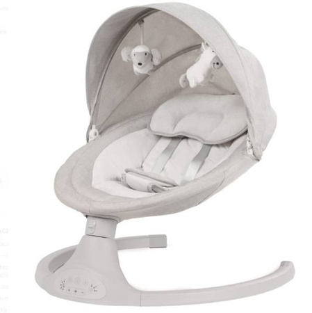 Kidwell LUXI Leżaczek Bujaczek Elektryczny 2w1 Light Melange