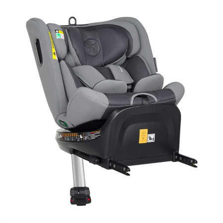 Petite&Mars Twistguard Pro i-Size Fotelik Samochodowy 40-150 cm 0-36 kg Grey Air