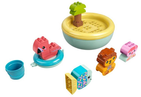 Lego Duplo Klocki Zabawa w Kąpieli: Pływająca Wyspa ze Zwierzątkami 10966