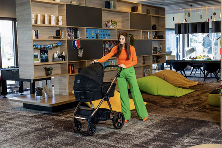 Zokky Ozz Wózek Głęboko-Spacerowy 2w1 Grey Stone