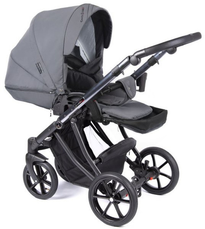 Coletto Dante Wózek Głęboko-Spacerowy 2w1 D-10 Czarno-Grafitowa Rama
