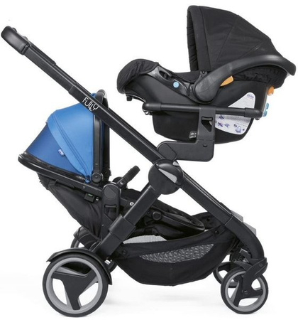 Chicco Fully Twin Bliźniaczy Wózek Wielofunkcyjny Power Blue