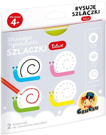CzuCzu Dluuugie rysowanki. Rysuje szlaczki latwe 4+