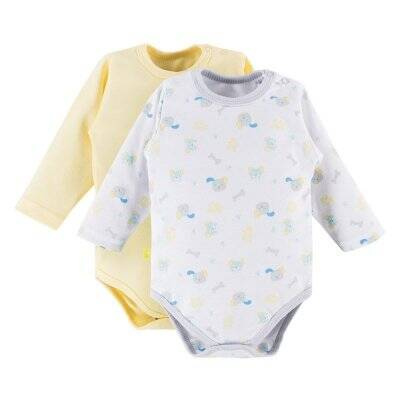 Eevi 2-PAK Body Cute Chłopięce Długie 86cm