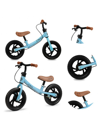 MoMi Breki Rowerek Biegowy z Hamulcem Niebieski