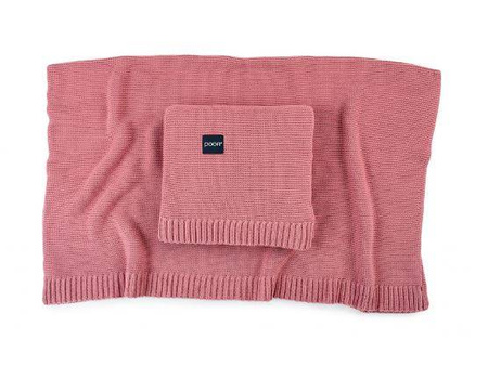 Poofi Pure Kocyk Bambusowy Malinowy