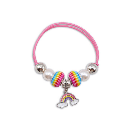 Janod Zestaw kreatywny do tworzenia biżuterii Bransoletki szczęścia 8+