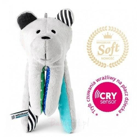 Whisbear Soft Szumiący Miś z Funkcją CrySensor Turkusowy
