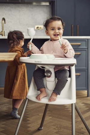 BabyBjorn High Chair - krzesełko do karmienia Beżowe || Białe