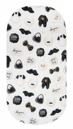 Bambusowe Prześcieradło Do Gondoli / Kosza Mojżesza 35x75 Cm 100% Bambus Little Man