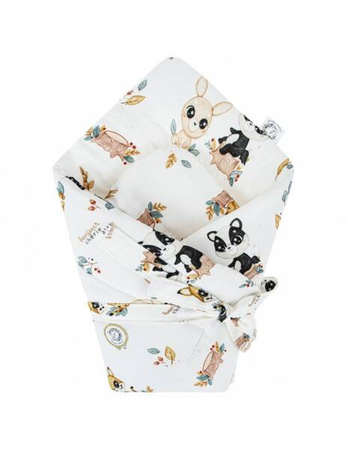 Bonjour Cherie Bambusowy Rożek dla Niemowlaka 74x74cm Słodziaki