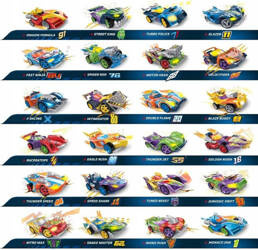 Samochodzik T-Racers Mix'n Race Mix Wzorów i Kolorów