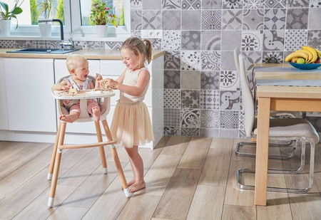 Kinderkraft Sienna Krzesełko Do Karmienia Pink