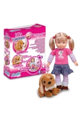 Artyk Lalka Natalia z pieskiem 42cm