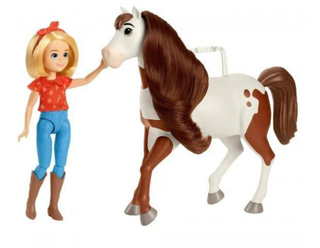 Spirit Mustang Lalka Abigail + Koń Boomerang GXF20 GXF23