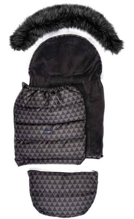 Zaffiro Grow Up 2.0 Śpiwór Do Wózka Plusz Geo Graphite